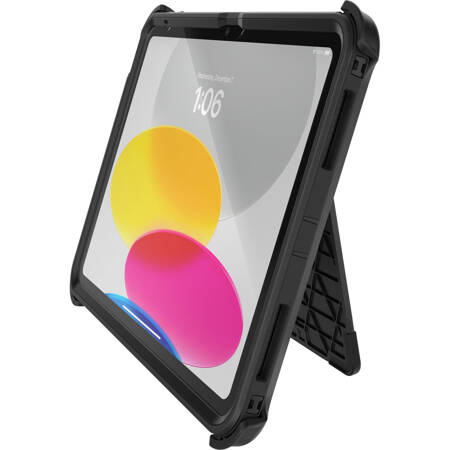 Etui OtterBox Defender iPad 10th Gen. z podpórką i folią, czarny