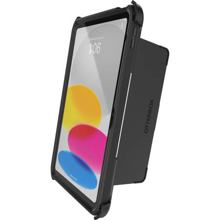 Etui OtterBox Defender iPad 10th Gen. z podpórką i folią, czarny