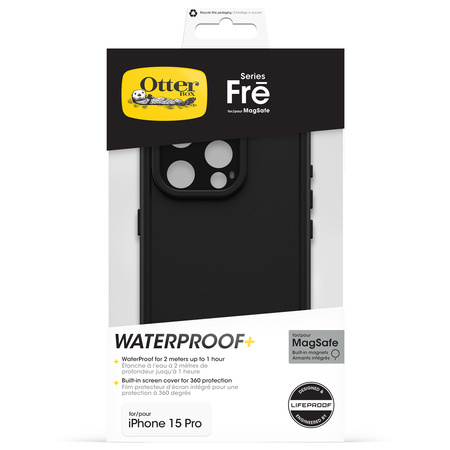 Etui OtterBox Fre MagSafe Apple iPhone 15 Pro - black