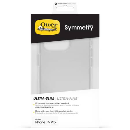 Etui OtterBox Symmetry Clear Apple iPhone 15 Pro - clear