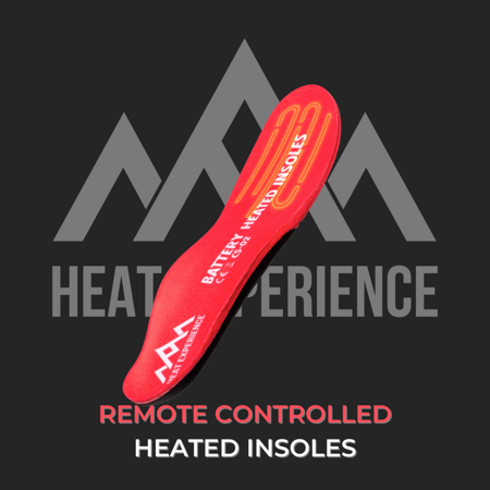 Ogrzewane wkładki do butów HeatX Heated Insoles L Czerwone - EU41/43