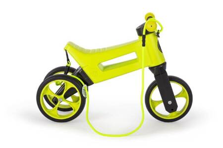 Rowerek biegowy dla dziecka Super Sport  2w1 FUNNY WHEELS RIDER LIME