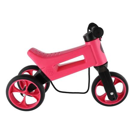 Rowerek biegowy dla dziecka Super Sport  2w1 FUNNY WHEELS RIDER różowy