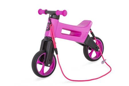 Rowerek biegowy dla dziecka Super Sport  2w1 FUNNY WHEELS RIDER violet