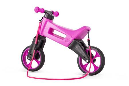 Rowerek biegowy dla dziecka Super Sport  2w1 FUNNY WHEELS RIDER violet