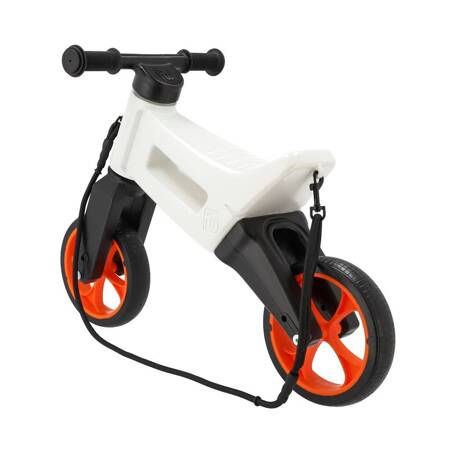 Rowerek biegowy dla dziecka Super Sport 2w1 FUNNY WHEELS RIDER white/orange