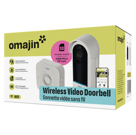 Wideodomofon Wireless Video Doorbell OMAJIN OVD-01-EU