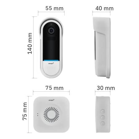 Wideodomofon Wireless Video Doorbell OMAJIN OVD-01-EU